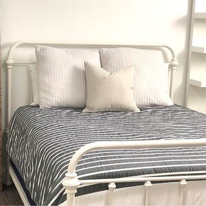 Grey Cotton Euro Pillows